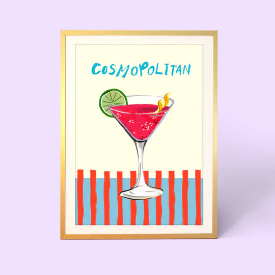 Poster Cosmopolitan Cocktail