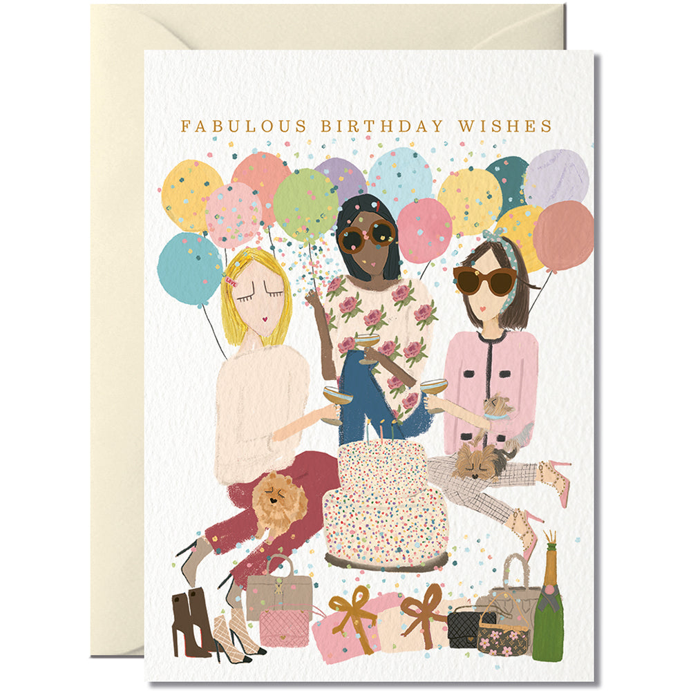Karte Fabulous Birthday Wishes