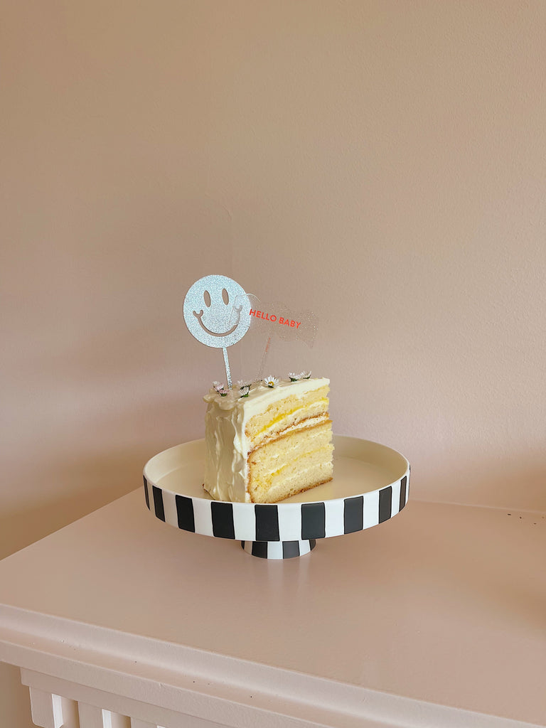 Cake Topper Smiley - mehrere Farben