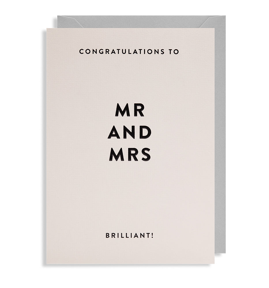 Karte Mr and Mrs