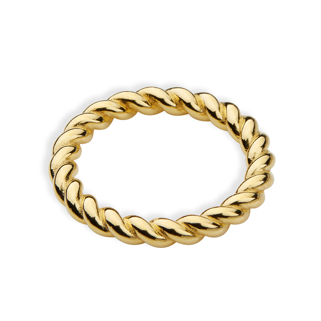 Ring Twisted band broad