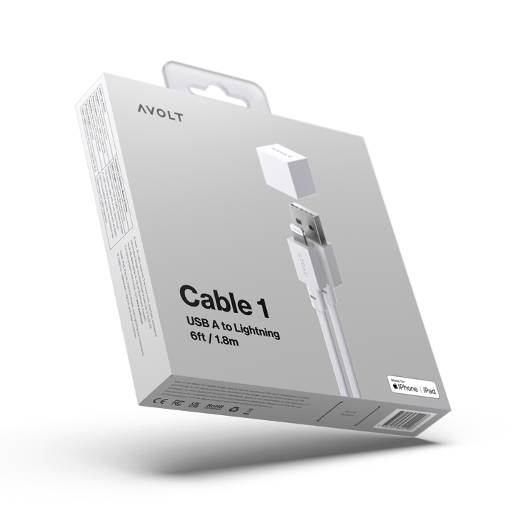 AVOLT USB-Lightning-Kabel gotland grey